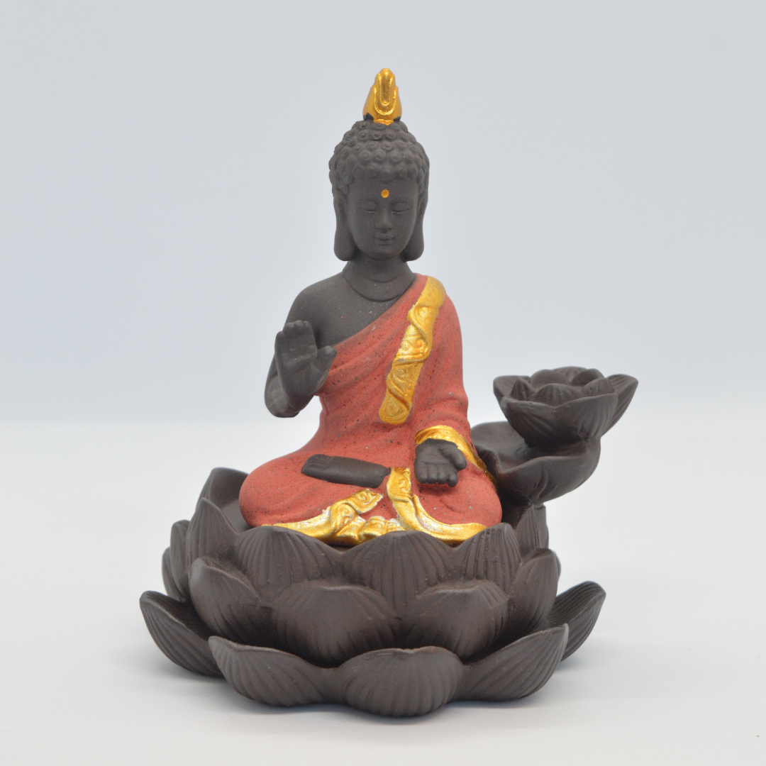 Amitabha sitting on lotus flower