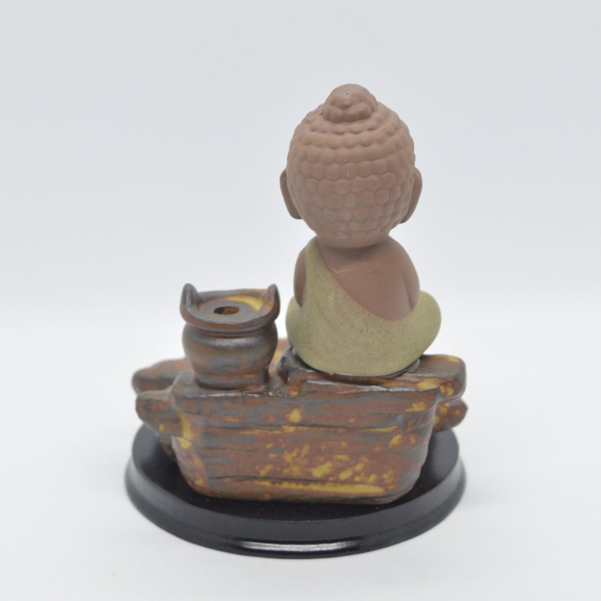 Little Buddha Praying Spring Hills Smoke Backflow Incense Burner