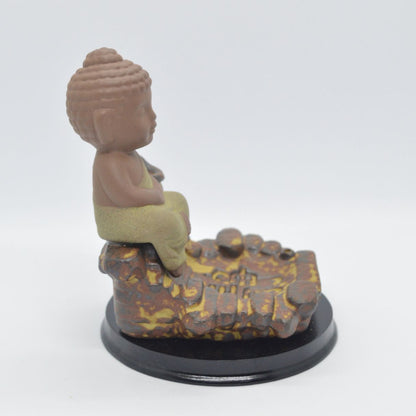 Little Buddha Praying Spring Hills Smoke Backflow Incense Burner