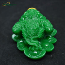 Load image into Gallery viewer, Feng Shui 3 Legged Lucky Jade Frog