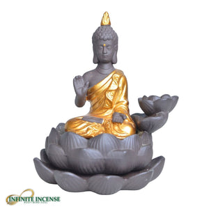 Amitabha sitting on lotus flower