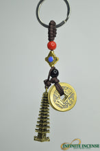 Load image into Gallery viewer, Feng Shui Ancient Lucky Keychain Pendant (The Five Emperor Coins)
