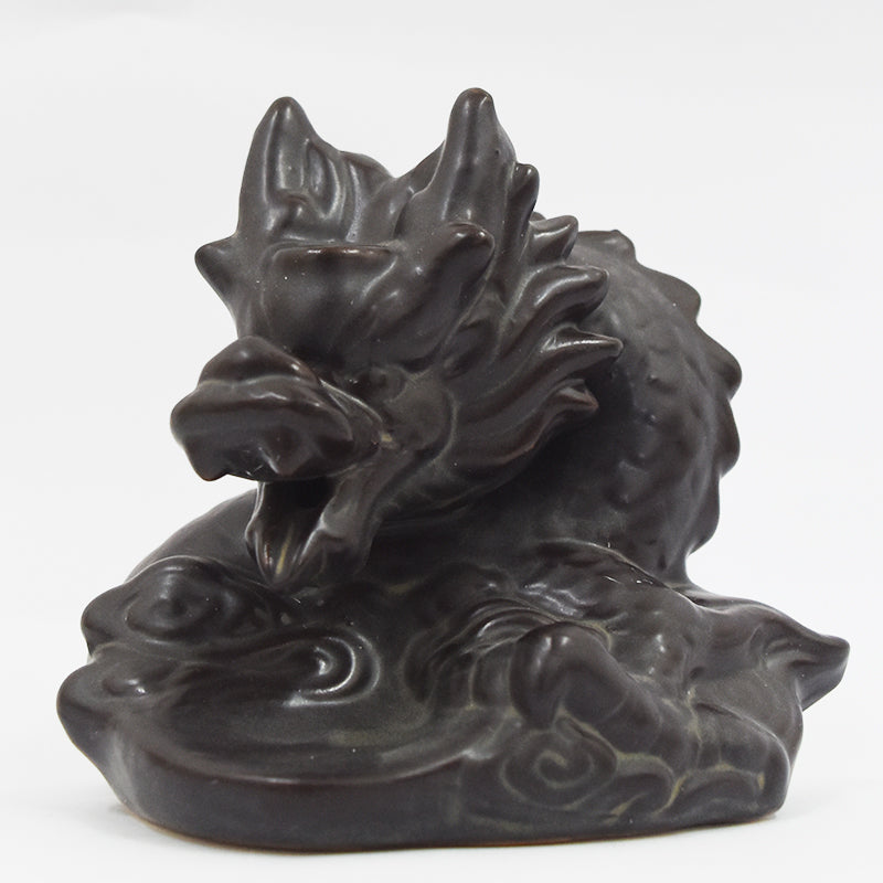 Antique Dragon Head and Claw Smoke Backflow Incense Burner