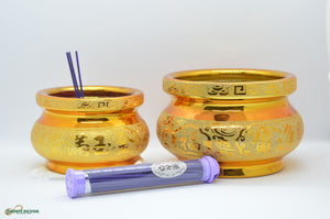 Gold-plated Stick Incense Holder